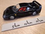 Modelauto Ferrari F40 1987 Zwart 1:24 Geen Deur, Hobby en Vrije tijd, Modelauto's | 1:24, Ophalen of Verzenden, Gebruikt, Auto