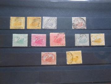 partijtje postzegels West-Australië (western Australia) beschikbaar voor biedingen