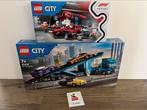 Lego City 60408 Car Transporter 60443 F1 Pitstop, Ophalen of Verzenden, Nieuw, Complete set, Lego