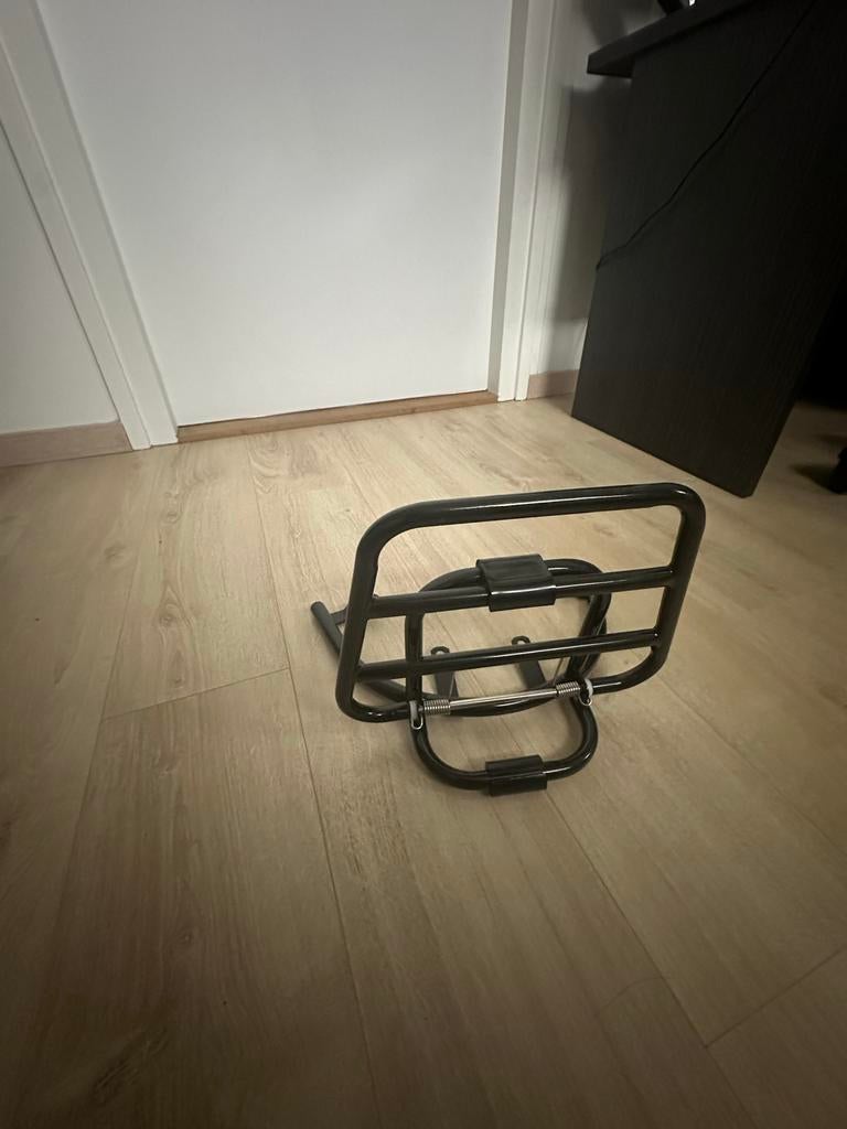 Achterdrager opklapbaar voor Piaggio Zip glans zwart, Verzenden, Zo goed als nieuw, Piaggio