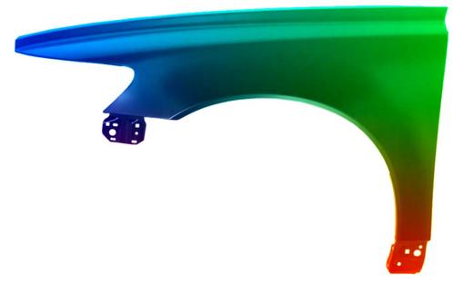 Spatbord links voor Volvo S40/V50 (MS/MW) 2007-2012 Gespoten, Auto-onderdelen, Carrosserie en Plaatwerk, Spatbord, Volvo, Voor
