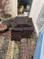Gratis af te halen: Rubberen tegels (20 stuks), Tuin en Terras, Tegels en Klinkers, Ophalen, Gebruikt, Rubber, Minder dan 5 m²