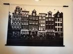 Wandkleed Amsterdam 180x130cm incl. ophangsysteem, Ophalen, 125 cm of meer, 75 cm of meer, Print