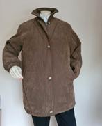 "MIAN" Bruin Gewatteerde jas, suède look. Mt. L. Als nieuw!, Kleding | Dames, Jassen | Winter, Maat 42/44 (L), Ophalen of Verzenden