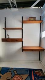 Vintage design wandsysteem, Gebruikt, 75 cm of meer, Teakhout, Ophalen of Verzenden