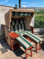 Strandstoel, Tuin en Terras, Ophalen, Gebruikt, Rotan, Inklapbaar