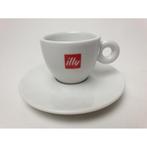 # Illy espresso kop en schotel, Huis en Inrichting, Keuken | Servies, Ophalen of Verzenden, Zo goed als nieuw, Overige stijlen