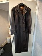 Lange leren jas maat 44, Ophalen, Zo goed als nieuw, Maat 56/58 (XL), Bruin