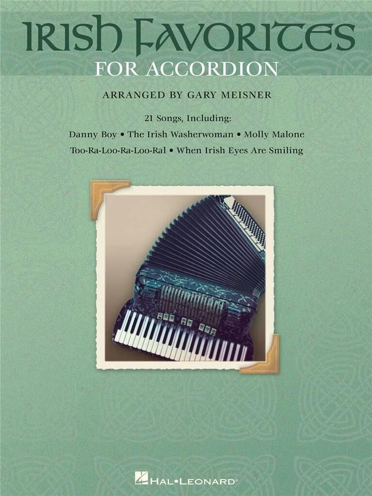 Irish Favorites for accordion, Muziek en Instrumenten, Bladmuziek, Nieuw, Les of Cursus, Accordeon, Ophalen of Verzenden