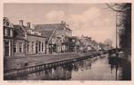 Hoogeveen - De Huizen WZ met schip in kanaal 1936, Ophalen of Verzenden, 1920 tot 1940, Gelopen, Drenthe
