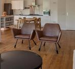 2 armchairs (Leatherette Lounge Chair Bon from Westwing), Huis en Inrichting, Fauteuils, Ophalen, Gebruikt, Kunststof