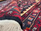 Vintage handgeknoopt perzisch Nahavand tapijt wol retro, Zwart, 100 tot 150 cm, Digital8, 200 cm of meer