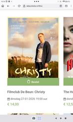 Film Christy theater de Beun te Heiloo 2 kaartjes, Twee personen, Vrijkaartje specifieke film