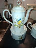 Porseleinen Koffiekan, Theepot & Warmhoudplaat - Bavaria, Antiek en Kunst, Antiek | Porselein, Ophalen of Verzenden