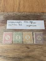 Wapenzegels 1876-1894 30 tm 33 ongebruikt, Ophalen of Verzenden, T/m 1940, Gestempeld