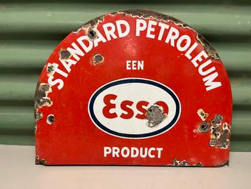 Esso emaille reclamebord langcat bussum beschikbaar voor biedingen