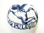 Delftsblauwe Apothekerspot "Aqua Pulegii" vlooienkruid kruik, Ophalen of Verzenden