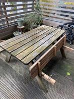 Houten picknicktafel, Tuin en Terras, Ophalen of Verzenden, Gebruikt, Rechthoekig, Hout
