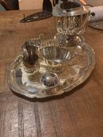 Verzilverd Theeservies - Perfecte Staat!, Antiek en Kunst, Ophalen, Zilver