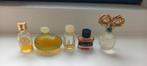 5 mini parfum flesjes vintage, Ophalen of Verzenden, Gebruikt, Miniatuur