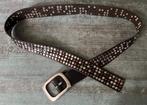 Leren riem met studs. 95 cm., Echt leder, 90 tot 100 cm, Ophalen of Verzenden, Zo goed als nieuw