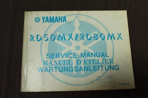 Yamaha RD50MX RD80MX 1981 service manual RD 50 RD 80 MX, Fietsen en Brommers, Handleidingen en Instructieboekjes, Gebruikt, Ophalen of Verzenden