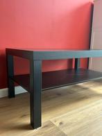 Zwarte salontafel, Huis en Inrichting, Ophalen, 50 tot 100 cm, Zo goed als nieuw, 25 tot 50 cm