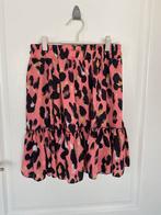 Coral roze mini rok rokje luipaard panter tijgerprint S 36, Overige kleuren, Ophalen of Verzenden, Zo goed als nieuw, Maat 36 (S)