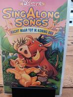 3 Disney sing along vhs, Cd's en Dvd's, VHS | Kinderen en Jeugd, Alle leeftijden, Ophalen of Verzenden, Zo goed als nieuw, Tekenfilms en Animatie