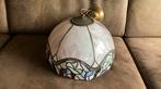 Hanglamp Tiffany glas in lood, Gebruikt, Ophalen of Verzenden, Glas, Tiffany