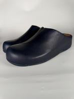 FitFlop Leather Clogs – EU 43 – Navy, Klompen, Zo goed als nieuw, FitFlop, Verzenden