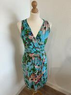 King Louie maat M turquoise zomer jurk 455, Maat 38/40 (M), Blauw, Ophalen of Verzenden, Zo goed als nieuw
