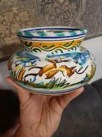 Authentieke Spaanse Triana Schaal/Vaas – Handgeschilderd, Antiek en Kunst, Antiek | Keramiek en Aardewerk, Ophalen of Verzenden