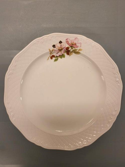 Royal Schwabap Borden met Bloemmotief - 35 stuks, Antiek en Kunst, Antiek | Servies los, Ophalen