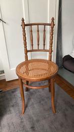 Antiek, vintage, webbing stoeltje van Fishel, Antiek en Kunst, Antiek | Meubels | Stoelen en Banken, Ophalen