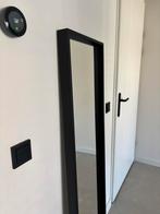NISSEDAL spiegel rechthoek | zwart, Huis en Inrichting, Ophalen, Minder dan 50 cm, Gebruikt, 150 tot 200 cm