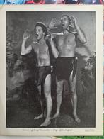 Tarzan Johnny Weismuller en Boy John Sheffield MPEA rep foto, Ophalen of Verzenden