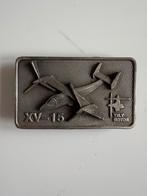 XV-15 USAF belt buckle, Ophalen of Verzenden, Landmacht, Nederland, Embleem of Badge
