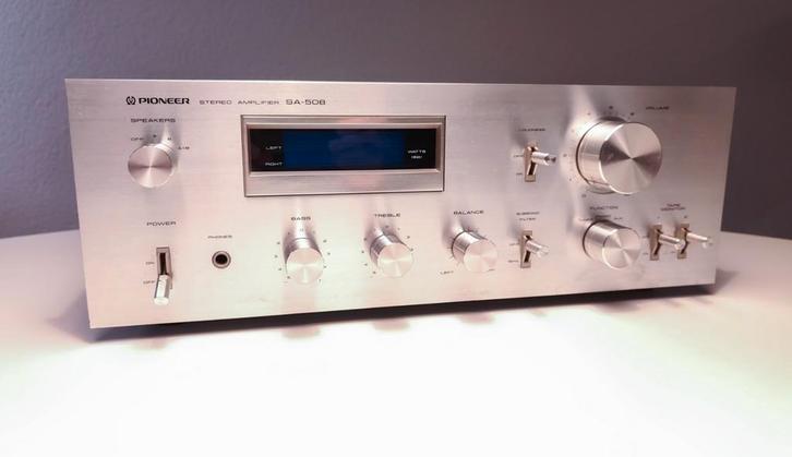 Pioneer SA-508 Stereo Versterker - Vintage Klassieker!, Audio, Tv en Foto, Versterkers en Receivers, Gebruikt, Stereo, Minder dan 60 watt