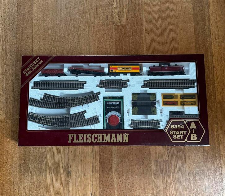 FLEISCHMANN H0 6394 Startset A+B, Hobby en Vrije tijd, Modeltreinen | H0, Zo goed als nieuw, Treinset, Gelijkstroom, Fleischmann
