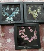 3x Nieuwe sets Ketting met Oorbellen  KN Bijoux, Ophalen of Verzenden, Nieuw, Zilver, Overige materialen