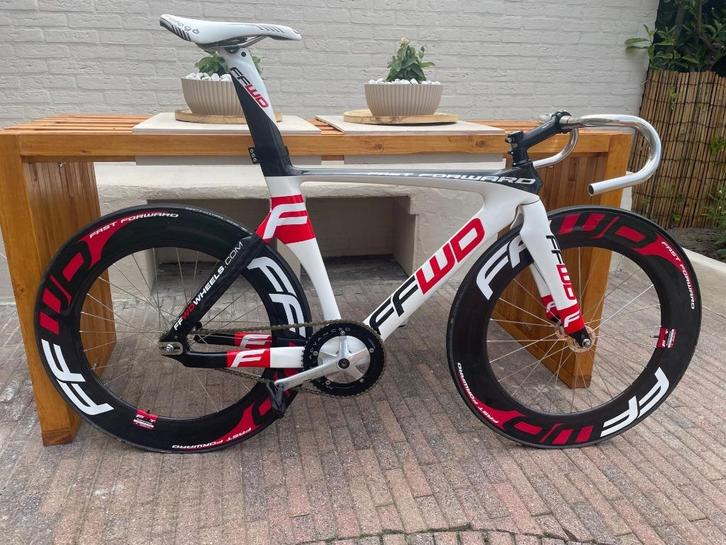 Baanfiets, FFWD full carbon, Fietsen en Brommers, Fietsonderdelen, Zo goed als nieuw, Algemeen, Frame, Ophalen