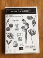 Stampin’ Up! Enjoy The Moment 154452, Ophalen of Verzenden, Zo goed als nieuw, EZ-mounted stempel