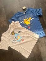 Pokémon t-shirt duo – nieuw – 128 & 134, Ophalen of Verzenden, Nieuw, Jongen of Meisje, Shirt of Longsleeve