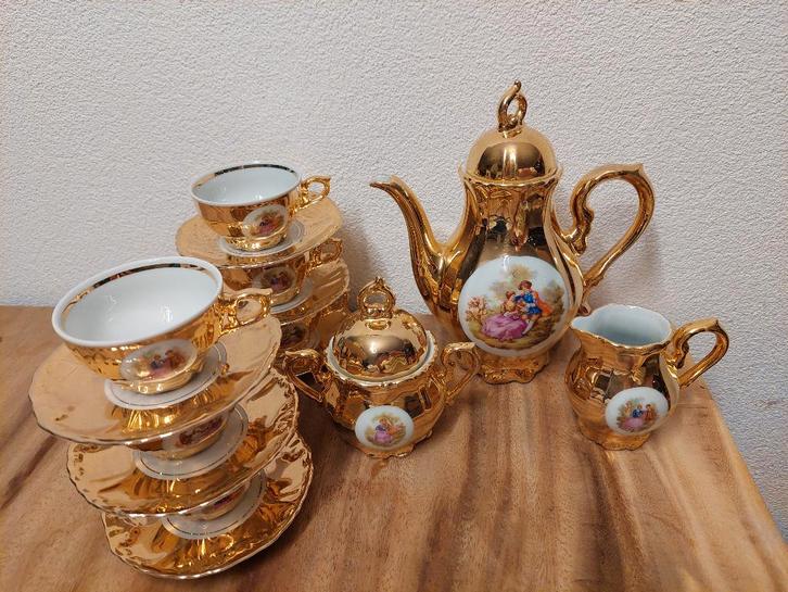 Rieber Bavaria number 37 thee servies, Antiek en Kunst, Antiek | Servies compleet, Ophalen of Verzenden
