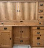 Grenen computerkast, Huis en Inrichting, Kasten | Computermeubels, Ophalen, Gebruikt, 120 tot 170 cm, 120 tot 170 cm