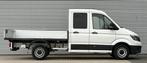 Volkswagen Crafter 35 2.0 TDI L3 DC Highline openlaadbak, Auto's, Stof, Gebruikt, 4 cilinders, Wit