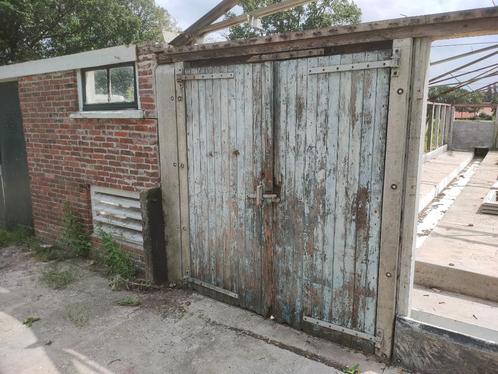 Oude schuurdeuren Barnwood deuren schuur boerderij, Doe-het-zelf en Verbouw, Deuren en Horren, Gebruikt, Binnendeur, Hout, Ophalen