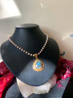 Labradoriet hanger parel geluk beschermt eyecatcher uniek, Ophalen of Verzenden, Nieuw, Steen of Mineraal, Met edelsteen