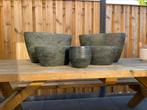 Set binnen vazen, Huis en Inrichting, Woonaccessoires | Vazen, Aardewerk of Porselein, Ophalen of Verzenden, Zo goed als nieuw
